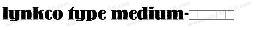 lynkco type medium字体转换